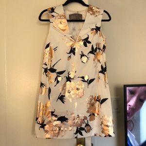 Lela Rose Pleated Tunic Dress